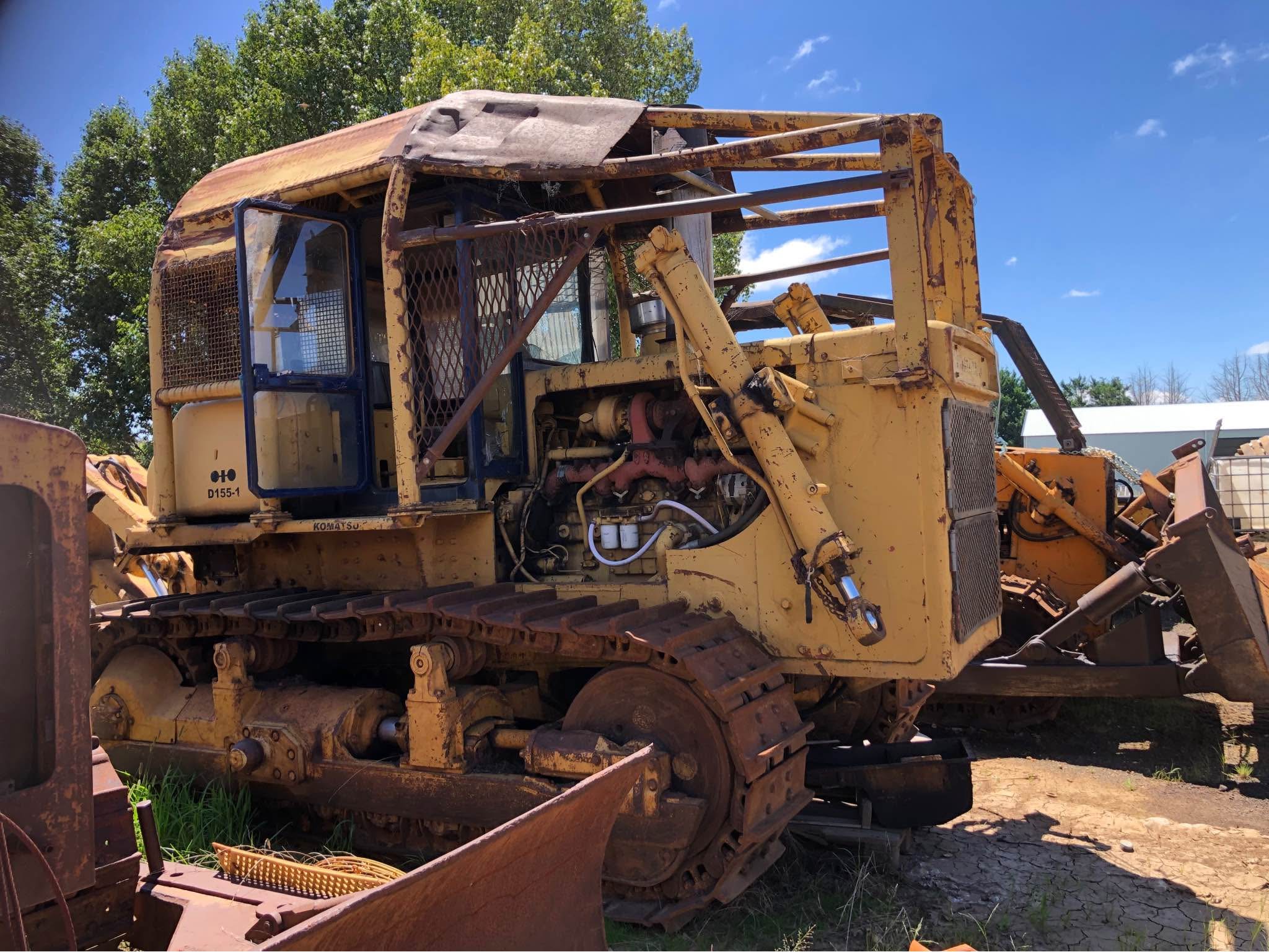 D155-1 Komatsu Bull Dozer whole machine or for parts - Commercial ...