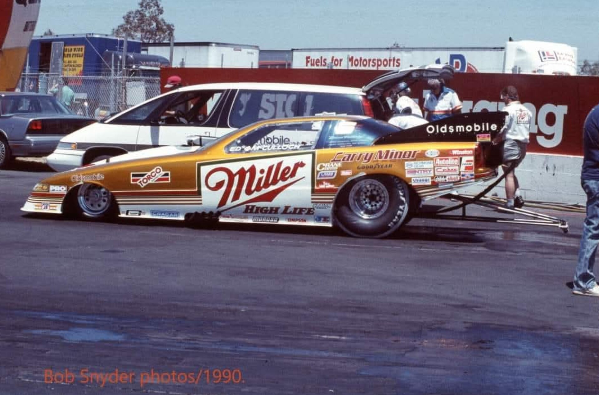 Drag - Ed McCulloch in the Larry Minor Racing Miller Funnycar at the ...