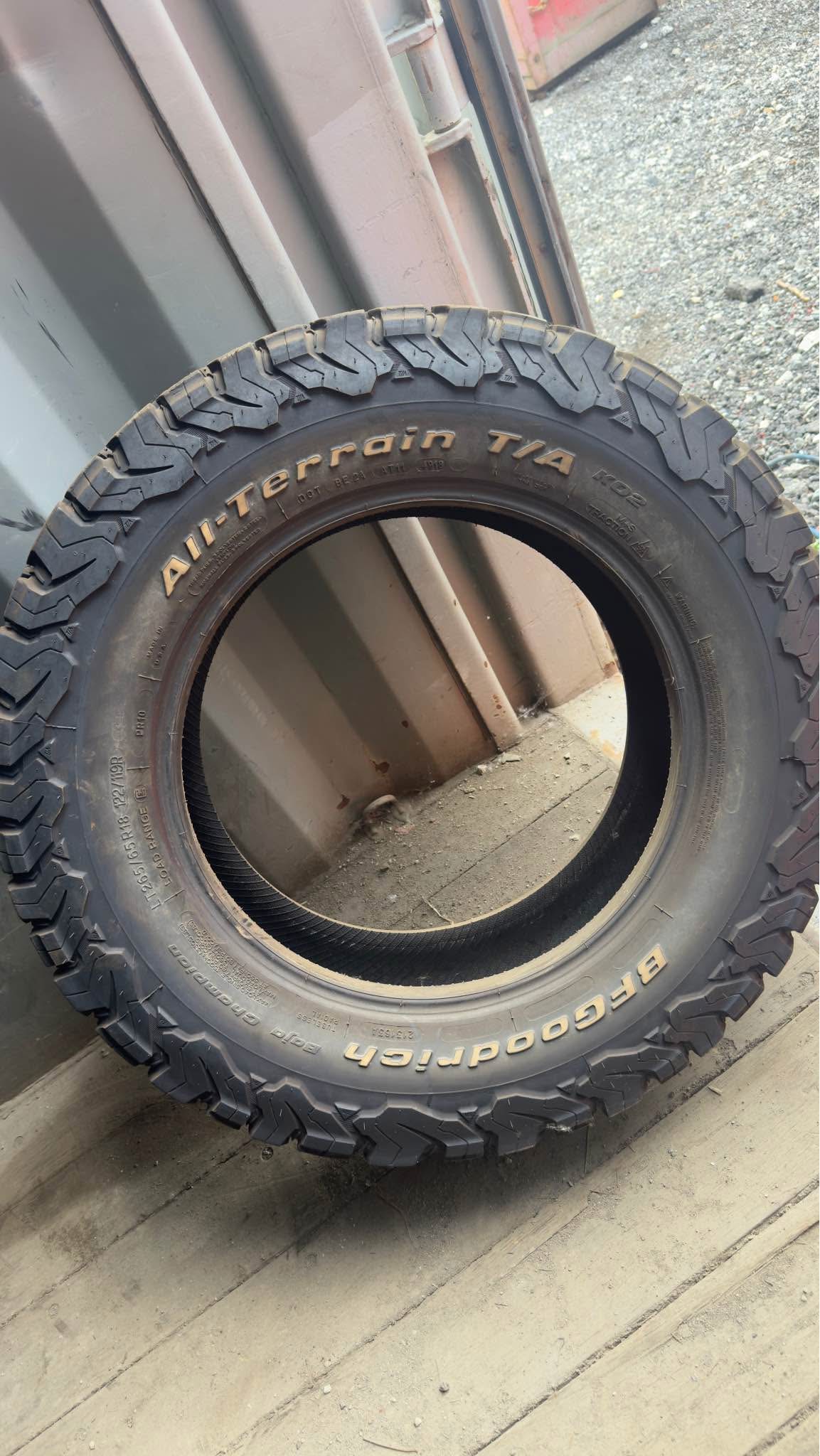 265 65 r18 tires Goodrich allterrain - Car Wheels, Tires & Parts ...