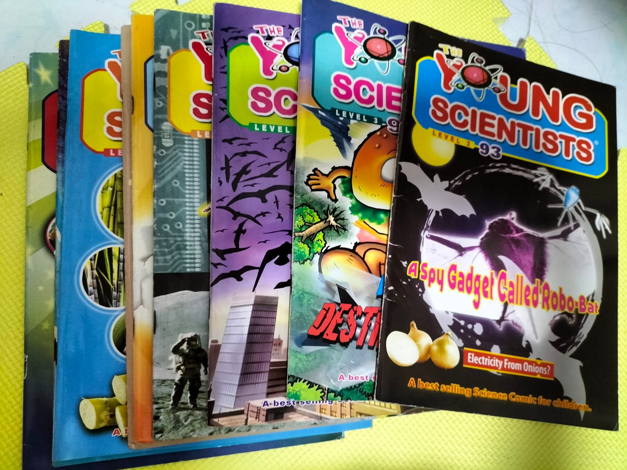 Young scientist level 3 book collection at Admiralty MRT