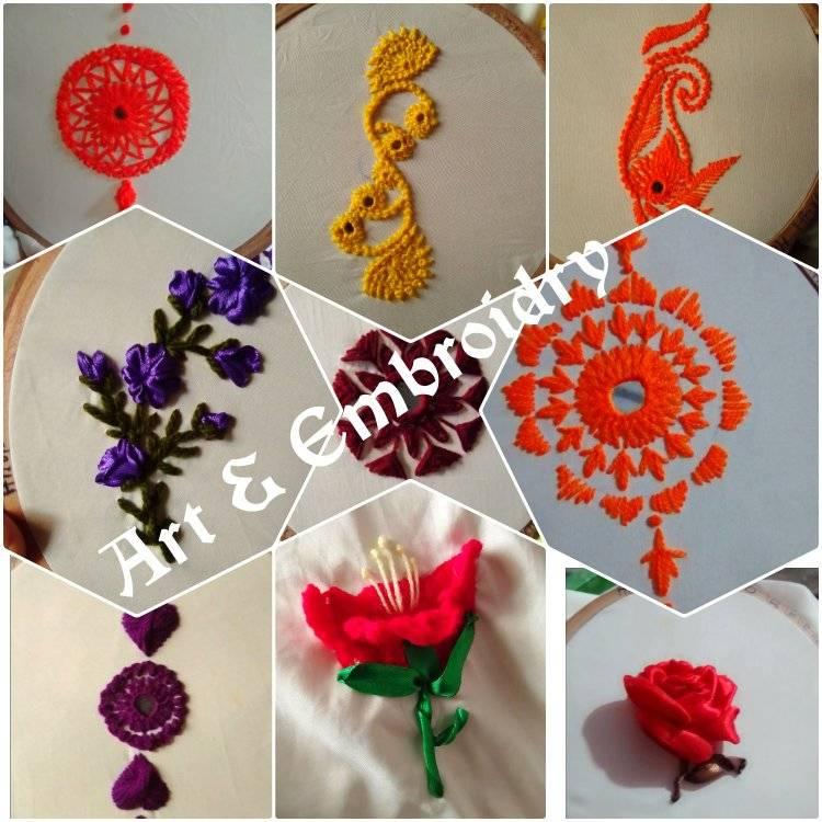 Art & Embroidery | Very Easy Border Design....🌻 | Facebook