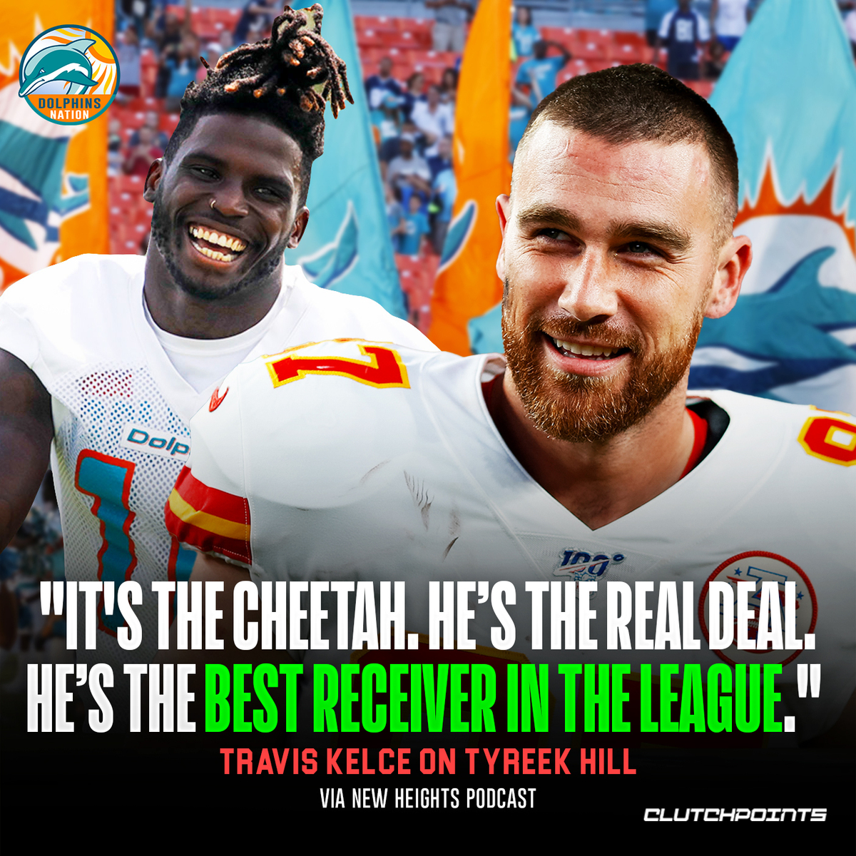 Dolphins Nation - Travis Kelce has nothing but love for his former ...