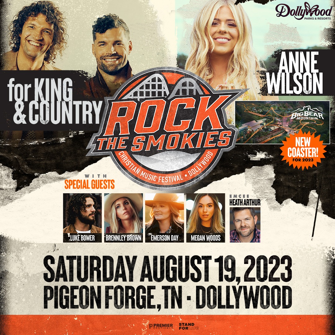 Dollywood - 🗣 Rock the Smokies is back 🗣 Join for KING & COUNTRY, Anne ...