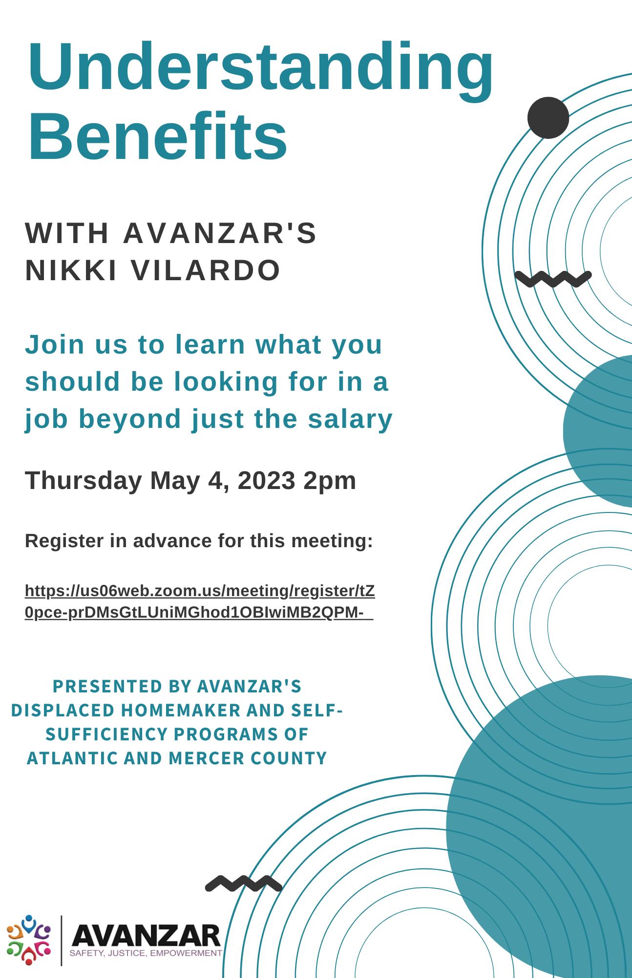 Avanzar - 📣May is Displaced Homemaker Awareness Month🎊...
