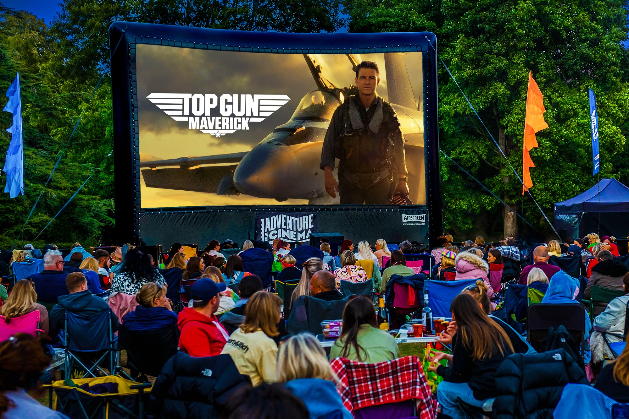 Top Gun: Maverick Outdoor Cinema Experience at Compton Verney