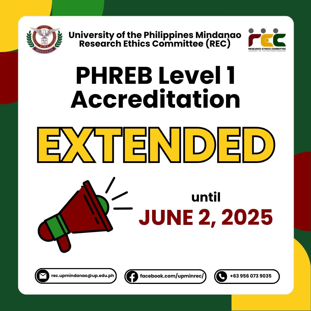 UP Mindanao Research Ethics Committee | Davao City