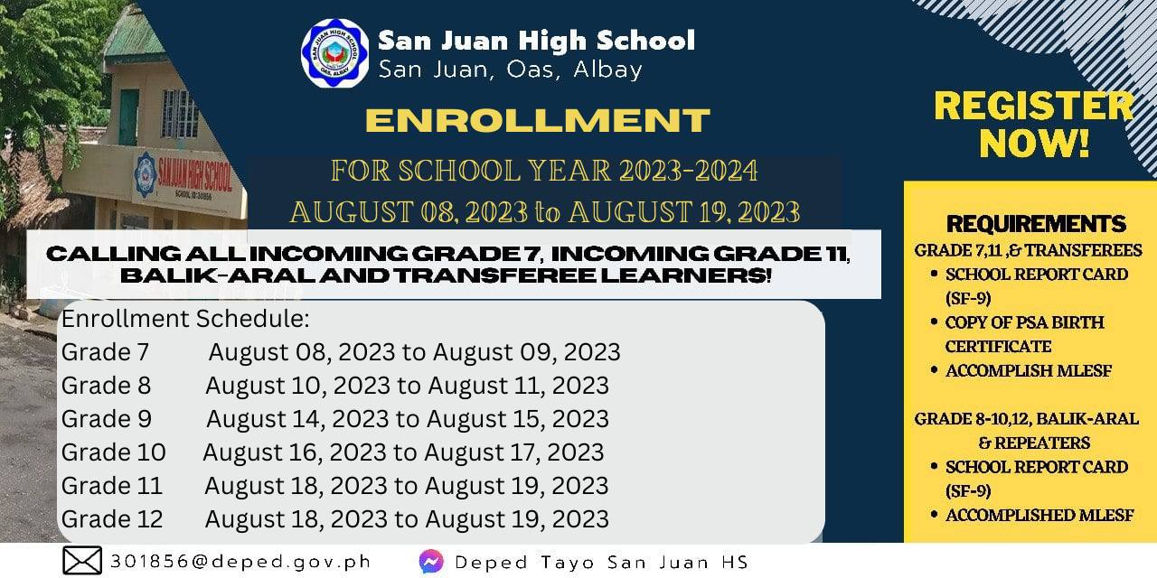 ‼️ ATTENTION TO... - DepEd Tayo San Juan High School - 301856