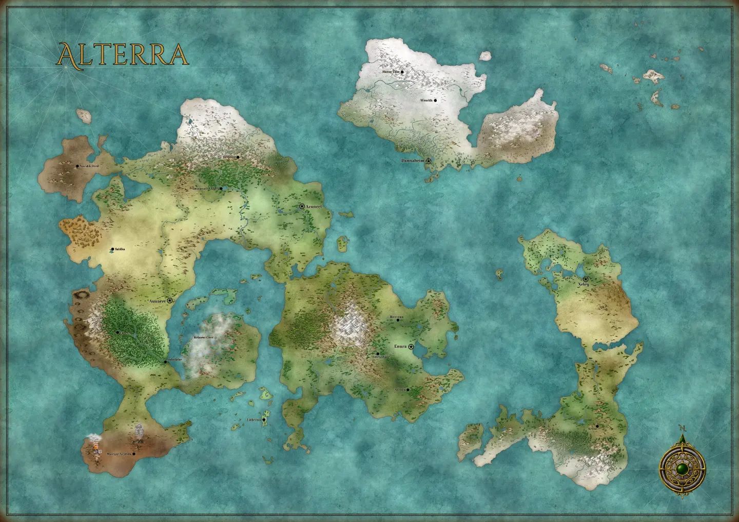 Fantasymapshop - The world of Alterra #fantasymapshop...