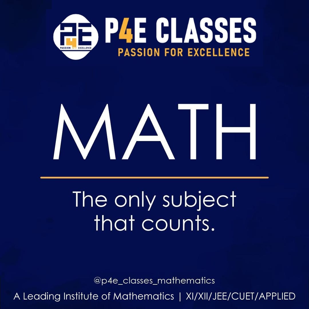 Math: A lesson that counts! . . .... - Passion for excellence | Facebook