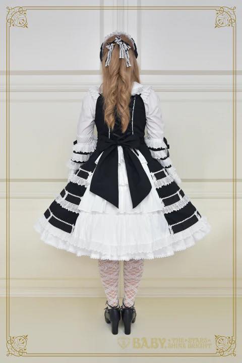 BABY新作情報】Le ruban à trois couchesジャンパースカート¥49,500黒 