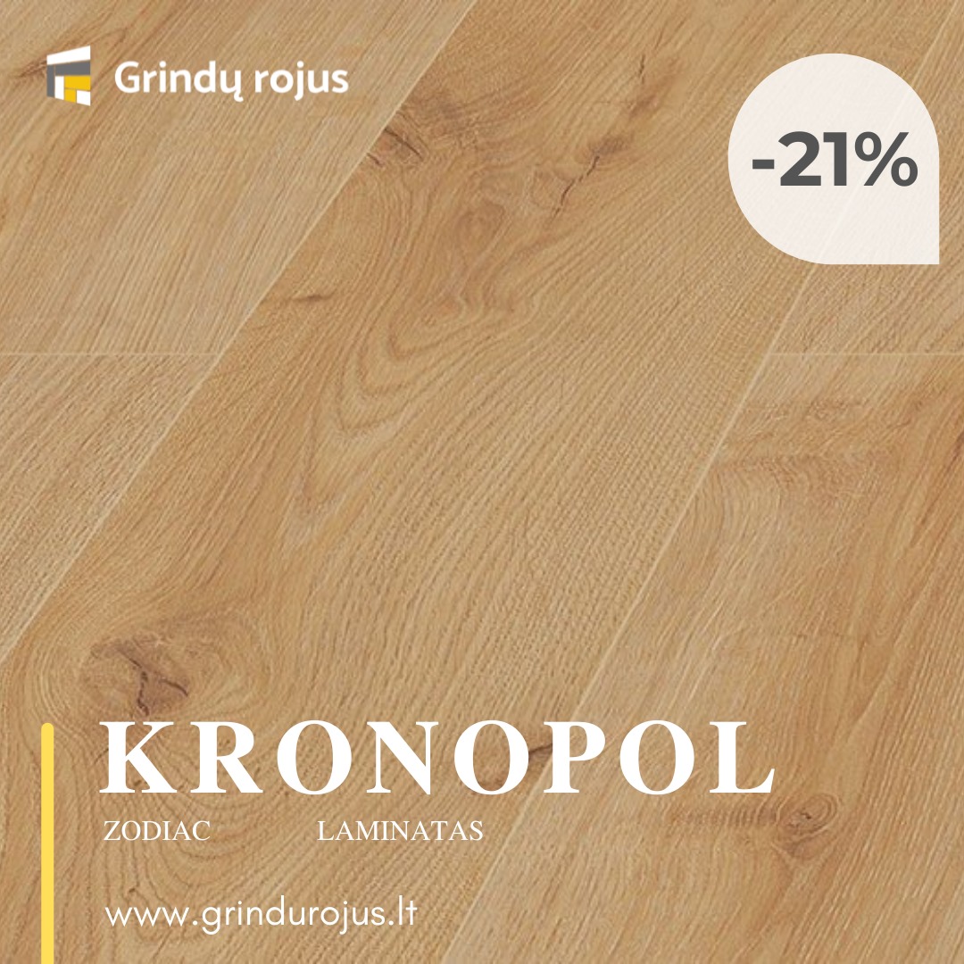 Grindų rojus - Įsigyk NAUJĄ Kronopol laminatą ZODIAC su...