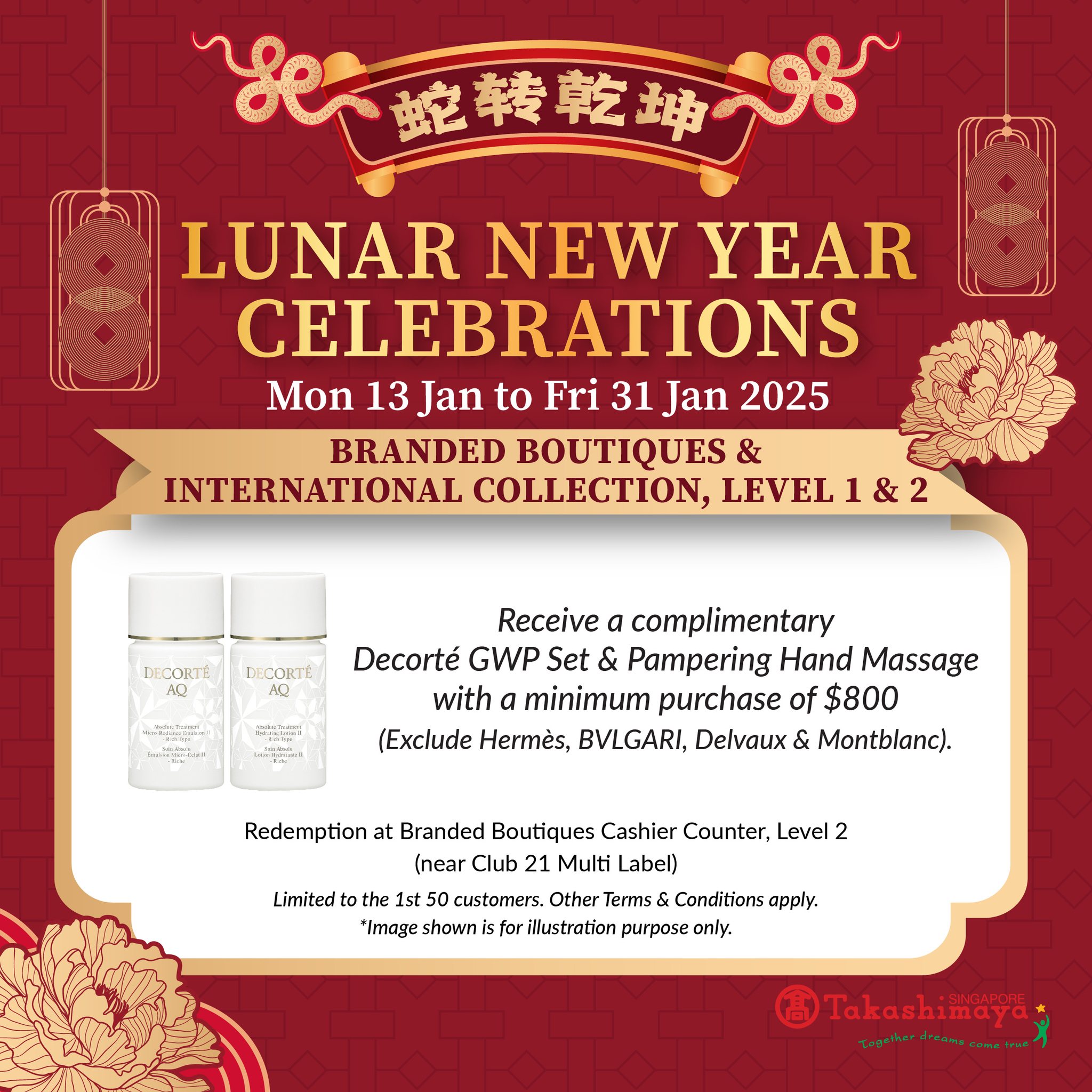 Takashimaya - 🎁✨ Treat yourself to luxury this Lunar New Year