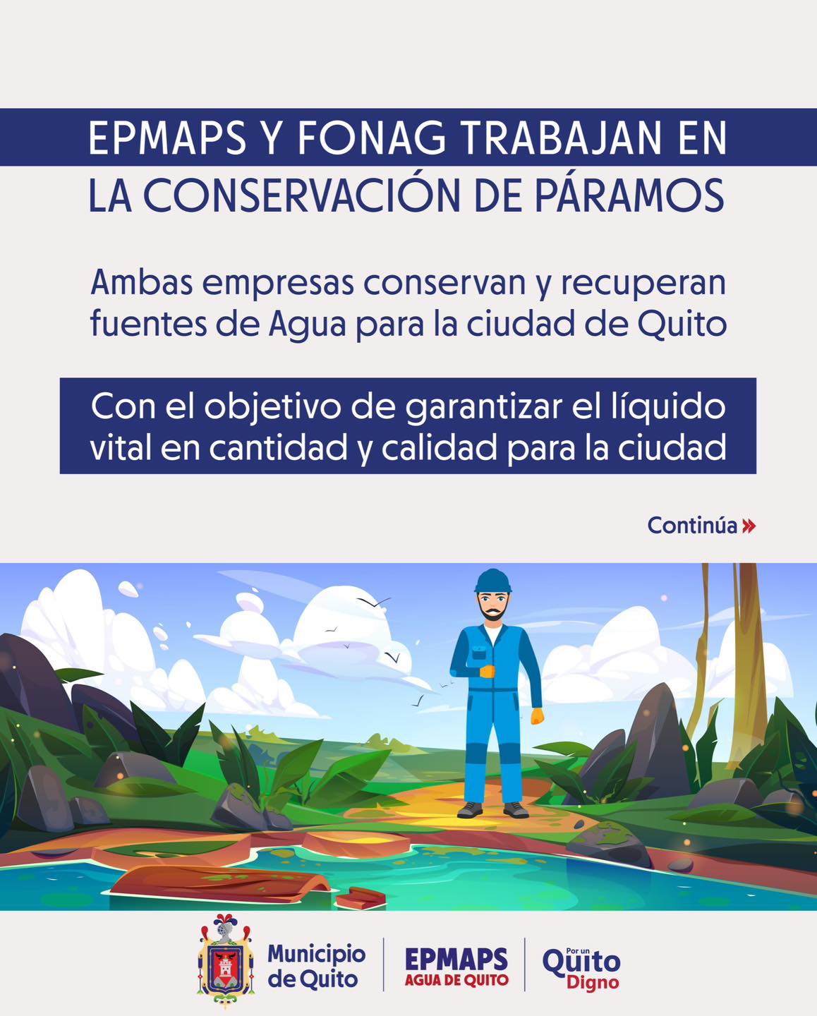 Implementamos acciones que... - Epmaps - Agua de Quito | Facebook