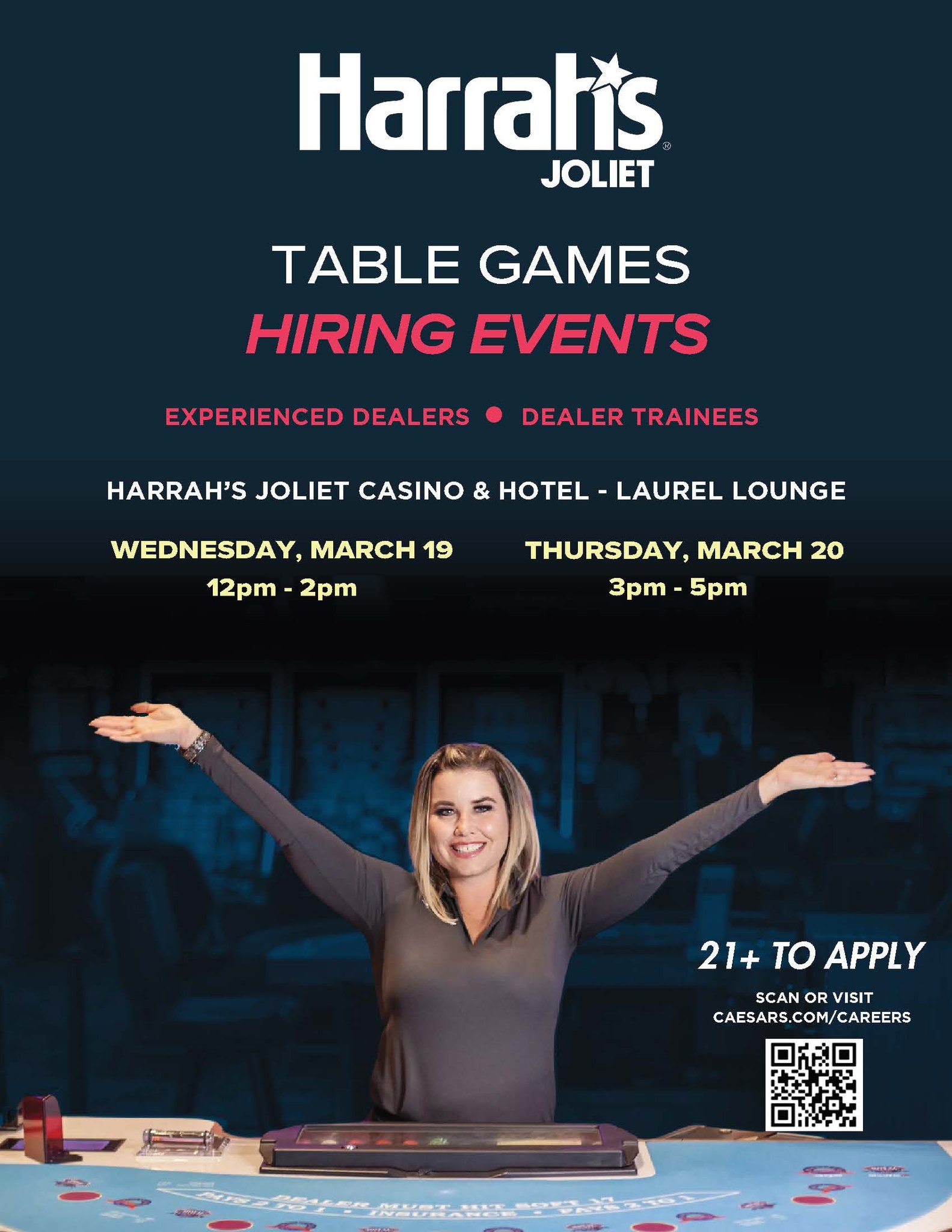 Harrah's Joliet Table Games Hiring Event