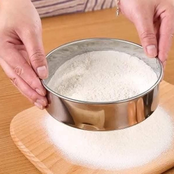 2 Tamis à Farine En Inox 304 - Diamètres 15 Cm Et 20 Cm, Maille Fine, Pour Pâtisserie Et Cuisine