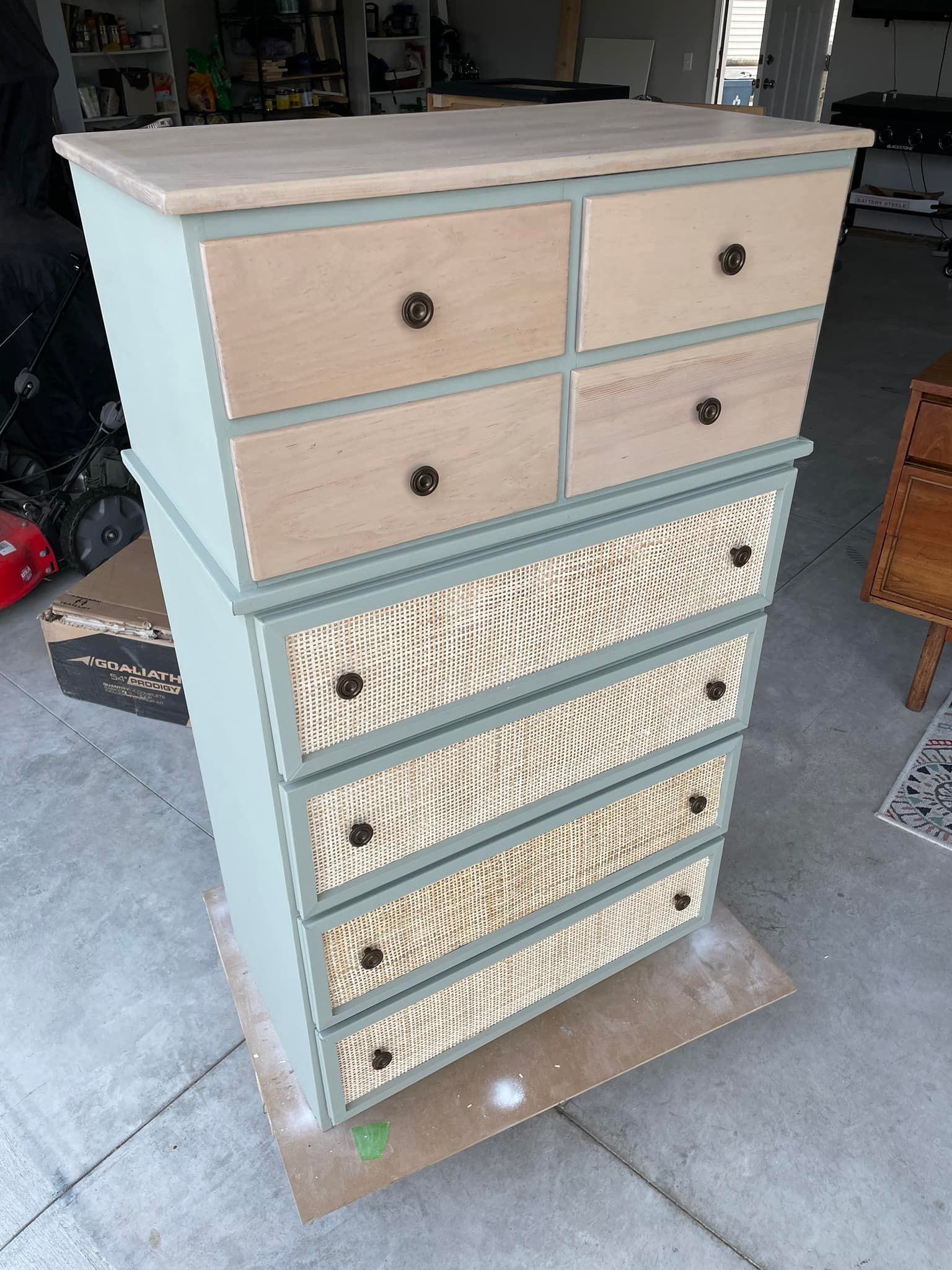 Bellwood with Cathedral Taupe paint and Tough Coat matte seal