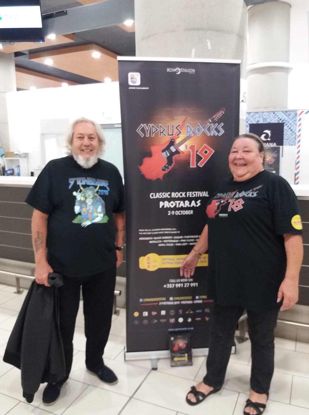Here are the Cyprus Rocks banner... - Cyprus Rocks Festival