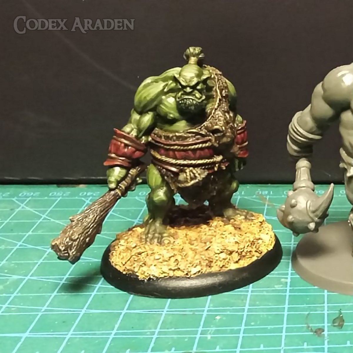 Figurine Ogre Chieftain KAGUNK – Reaper Bones 77105 – Miniature Fantasy 60mm Pour Jeux De Rôle