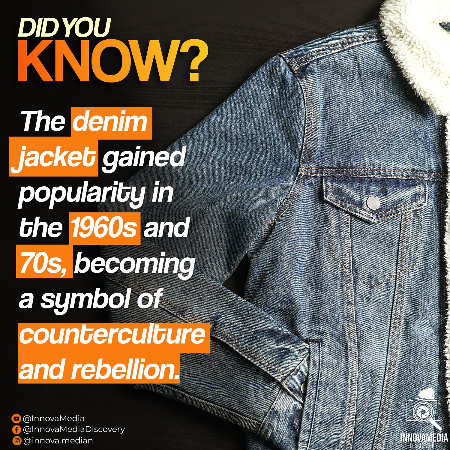 FUN FACT | The denim jacket, a classic from the 1960s and 70s 