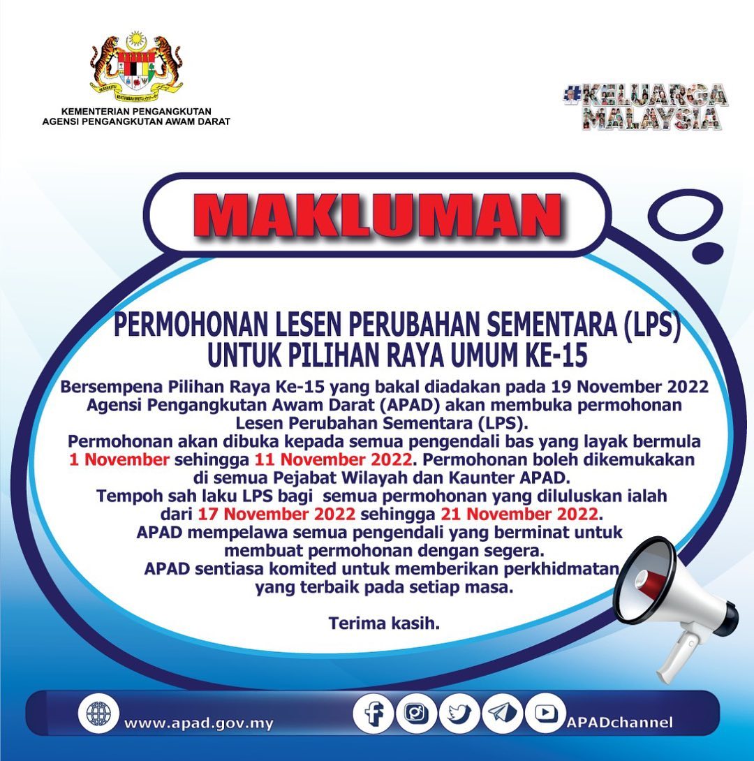 APAD MEMBUKA... - Agensi Pengangkutan Awam Darat : APAD