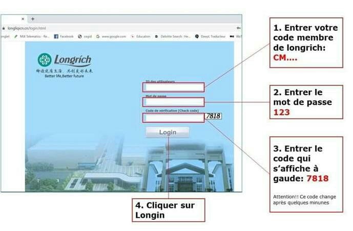 Longrich - *PROCEDURE POUR CONSULTER TON BACK OFFICE LONGRICH:* 👉🏽 *LE ...