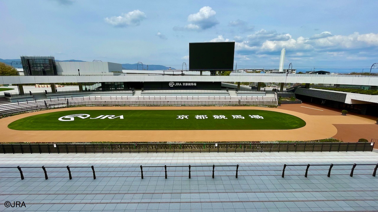京都競馬場の新パドック』 いよいよ今週4/22(土)グランドオープンと 