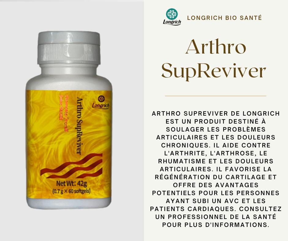 Complément Longrich Contre Les Douleurs Articulaires/arthrose - Capsules Naturelles - Chine