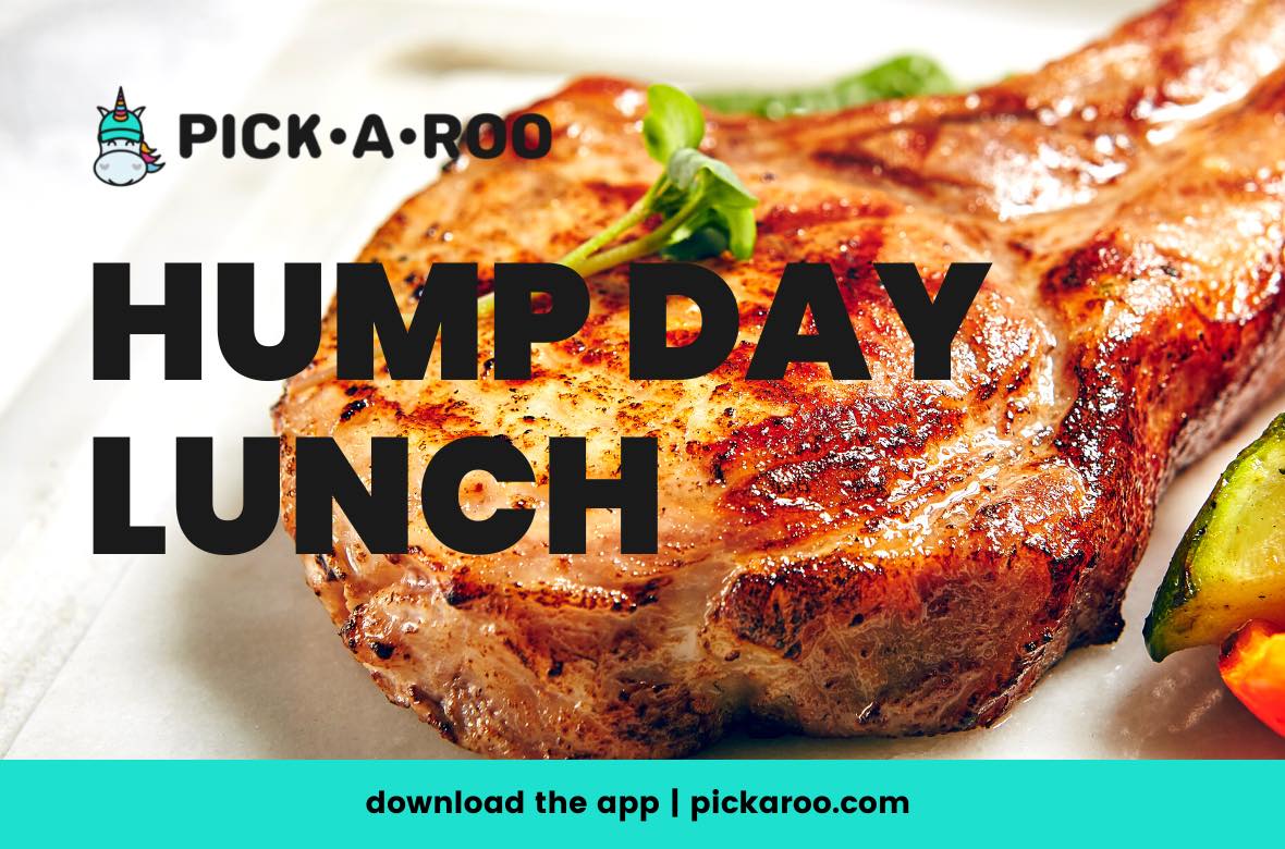 Pick.A.Roo - Let’s go for heavy hump day lunch! 😋🍽 Enjoy... | Facebook