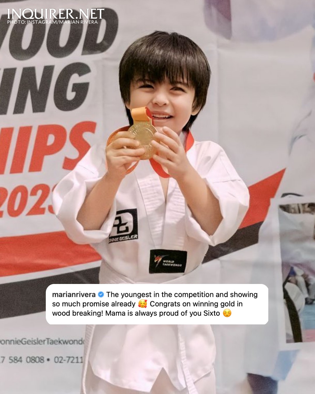 INQUIRER.net - CONGRATS, SIXTO! 👏🏼 LOOK: Actress Marian... | Facebook