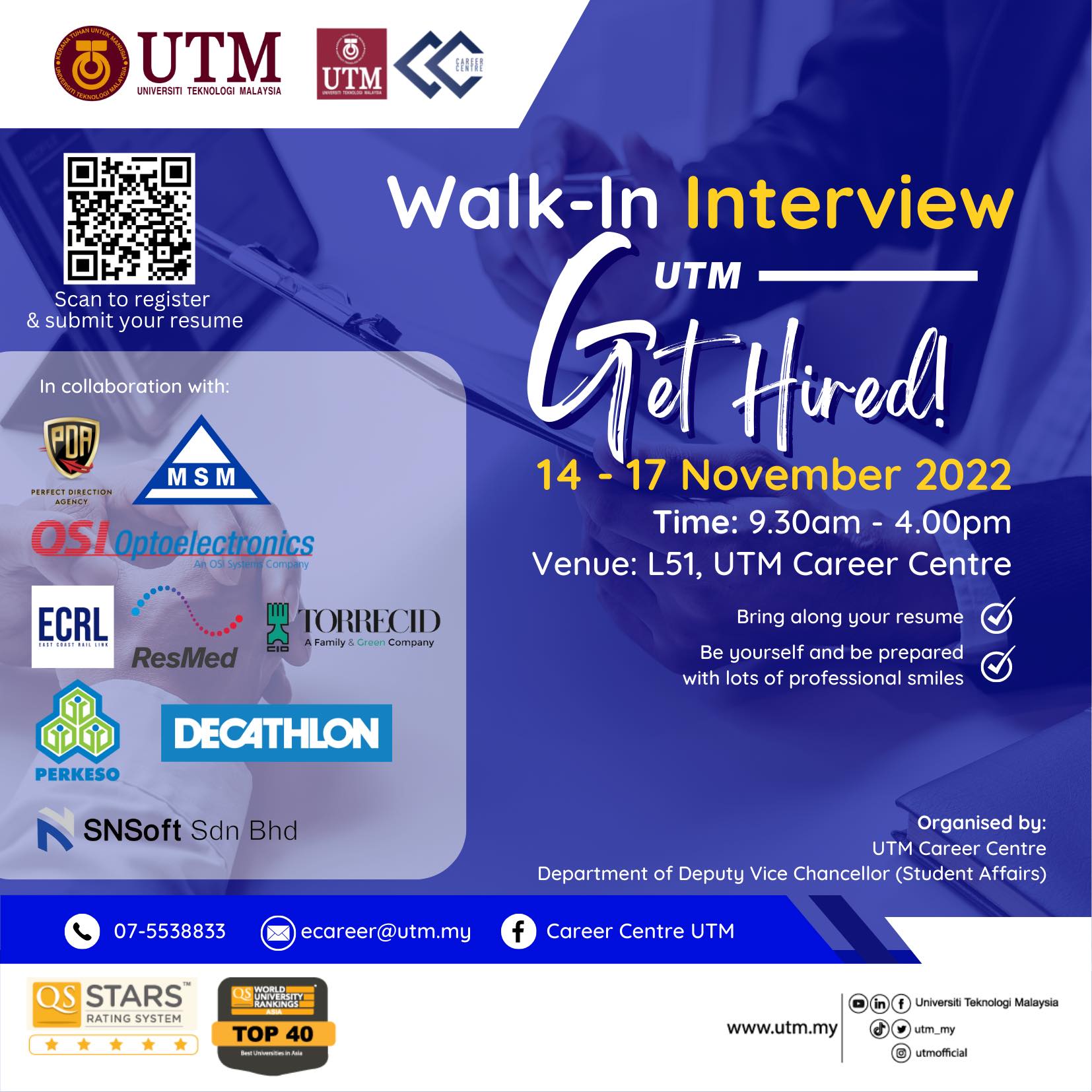 UTM - 🤗Dear All UTM Graduands, UTM 66th Convocation ceremony is around ...