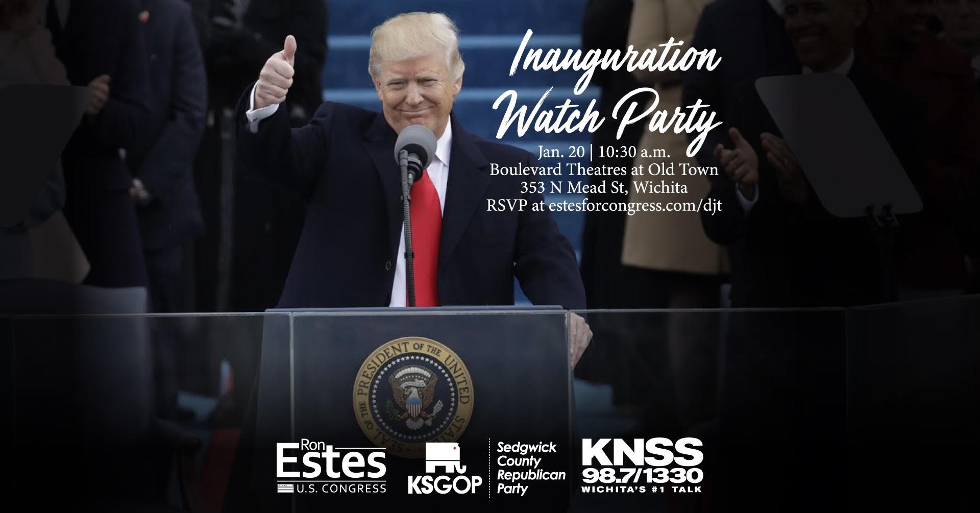 Inauguration Watch Party at Boulevard Theatre