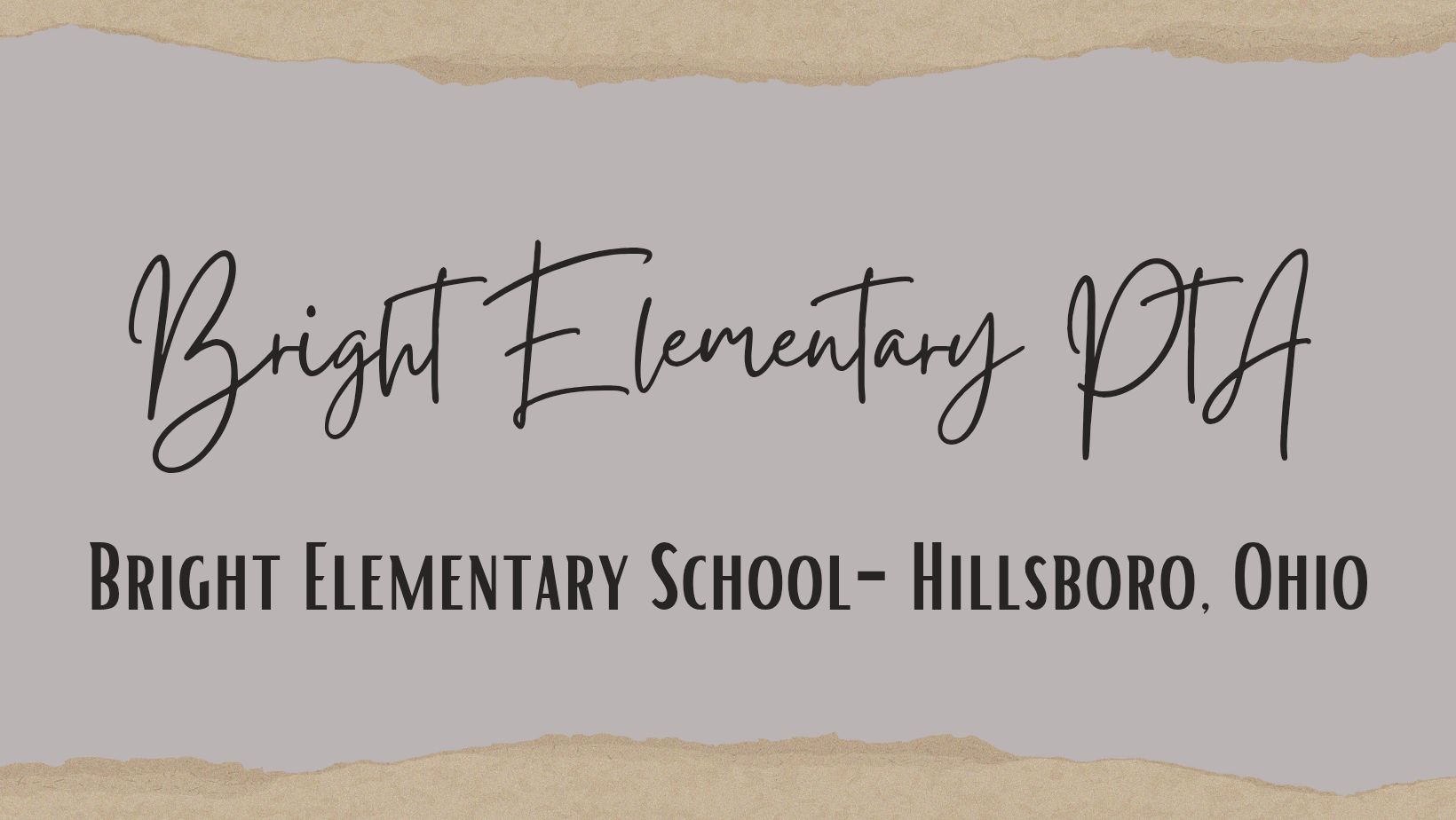 Bright Elementary PTA | Hillsboro OH
