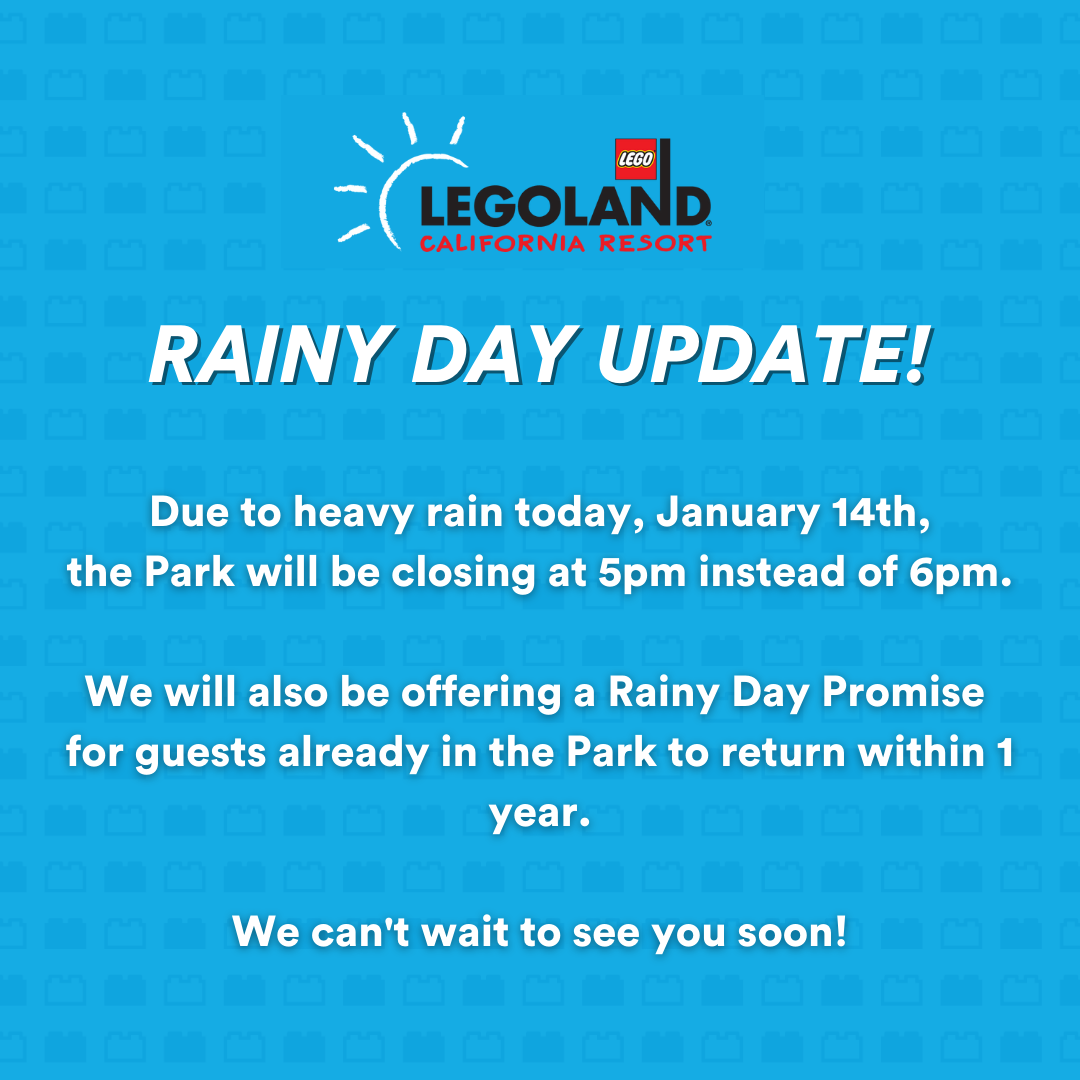 Legoland in the Rain: What to Expect and Tips