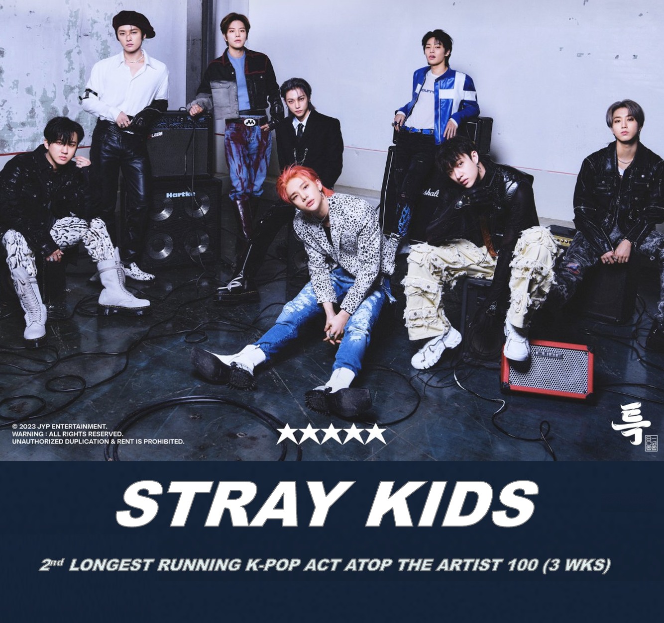 Stray Kids is the first Korean/K-Pop Act to debut at #1 on the