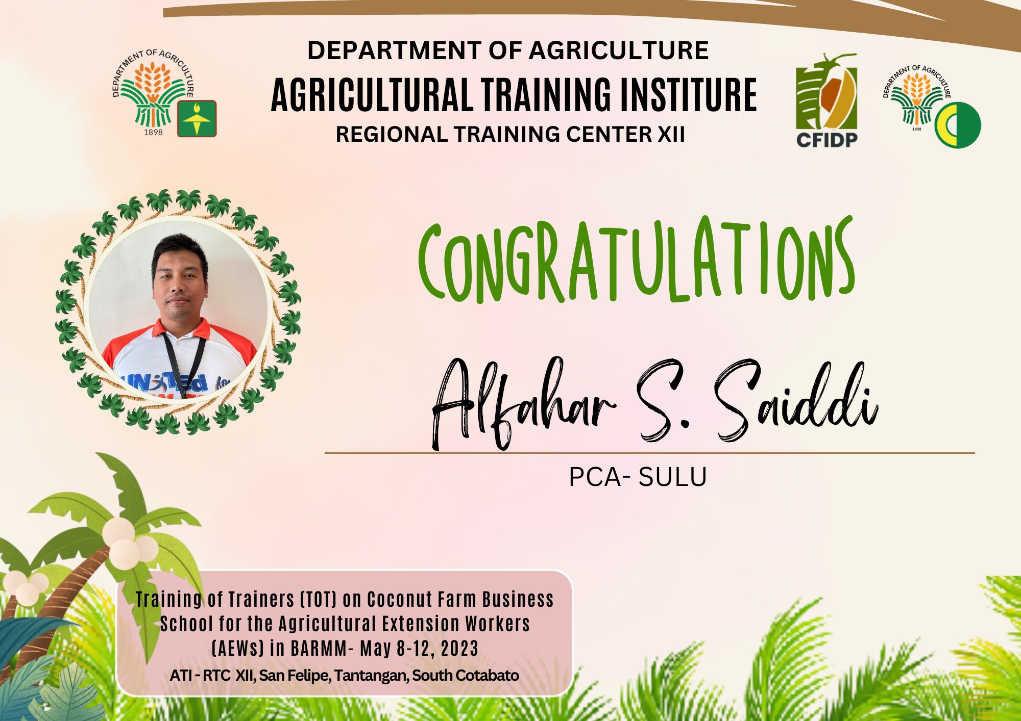 The ATI-RTC... - Agricultural Training Institute - Region 12 | Facebook