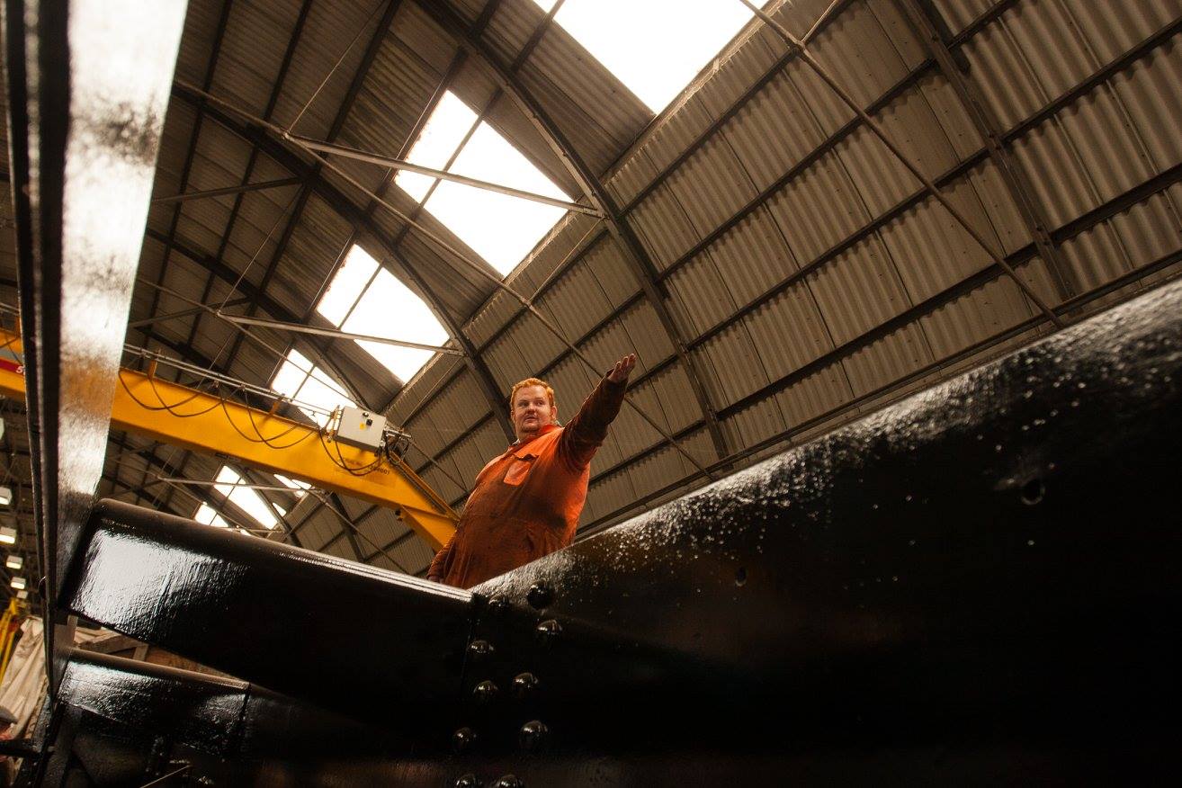 West - WS Restoration's Ryan Pope demonstrating progress on 4561 | Facebook