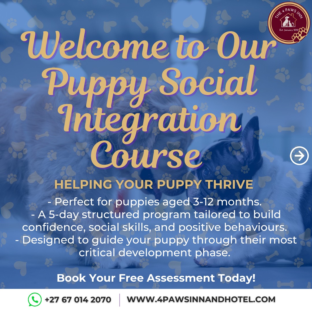 The 4 Paws Inn - 🐾 Introducing Our Puppy Socialisation...