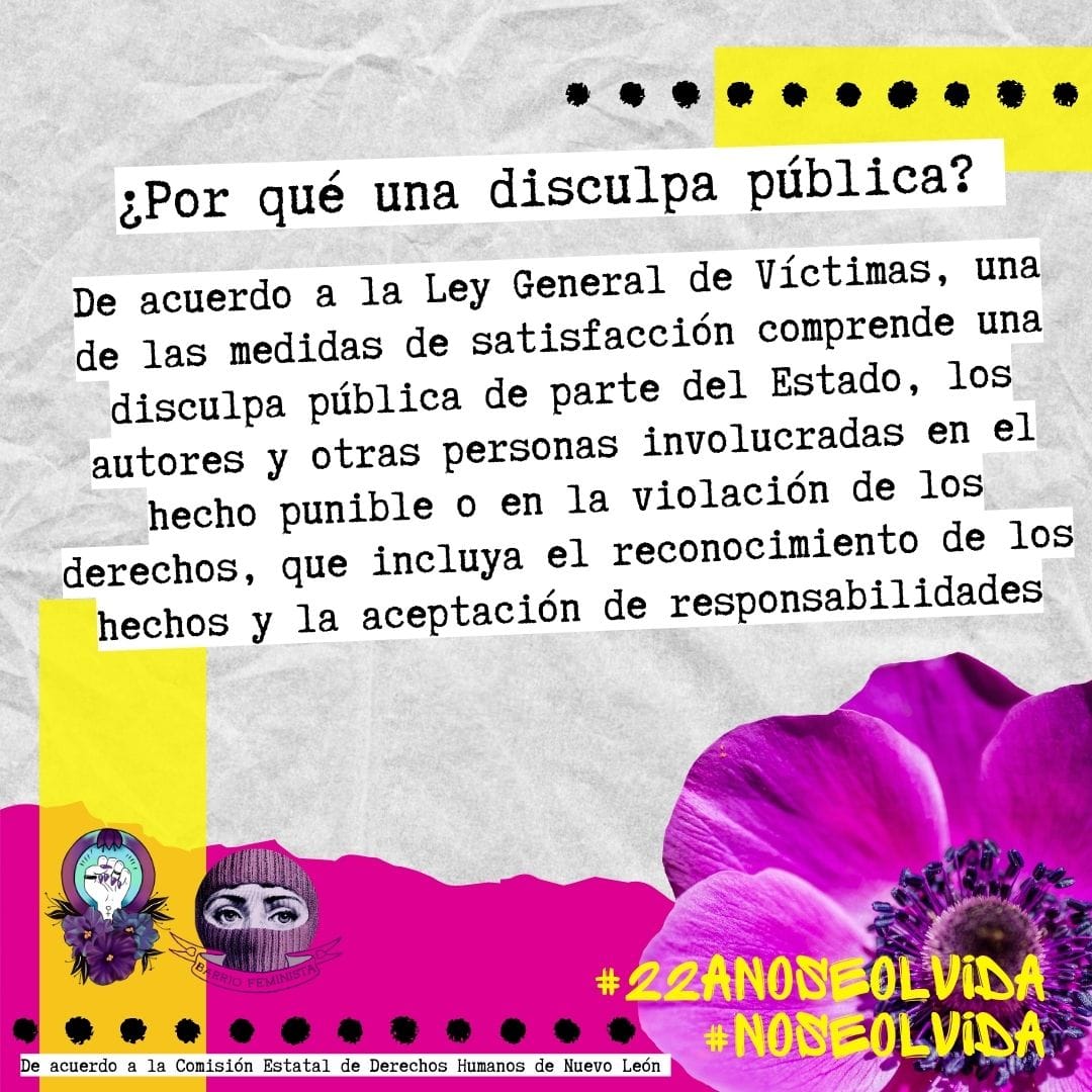 La disculpa pública por parte... - Colectiva Feminista MAPAS