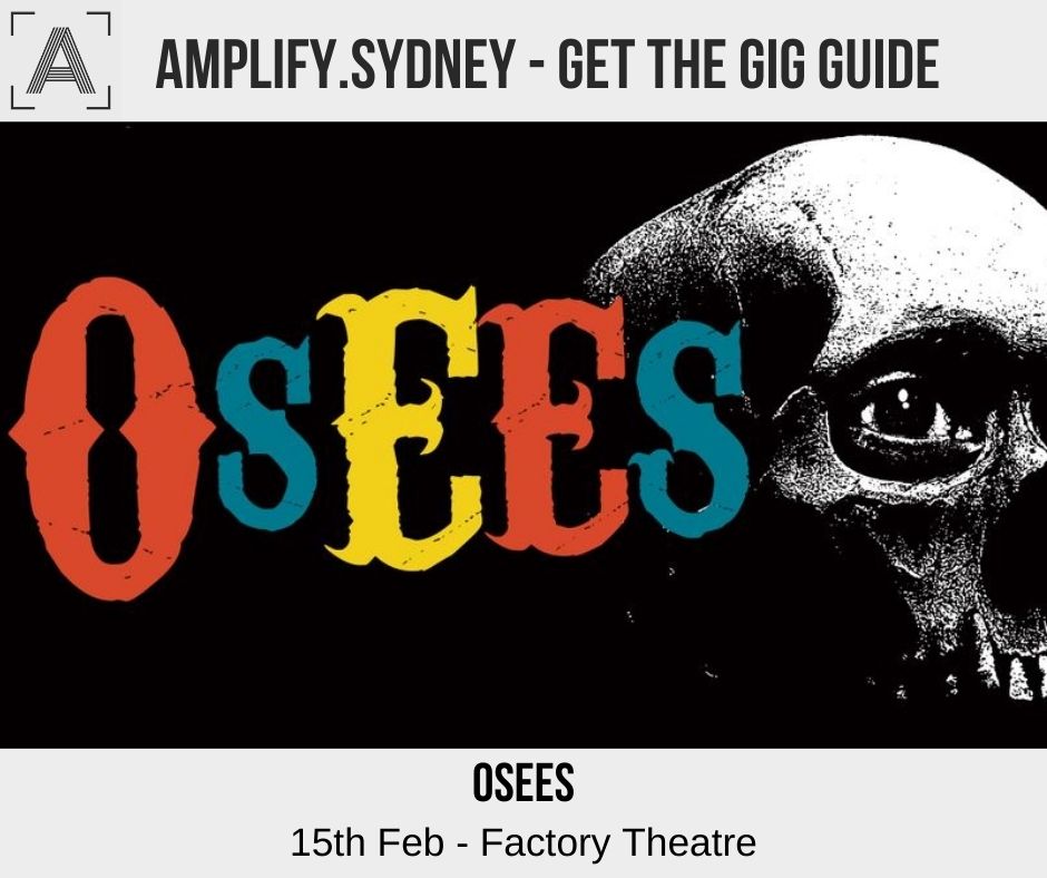 Osees poster for November 3rd show at Levitation