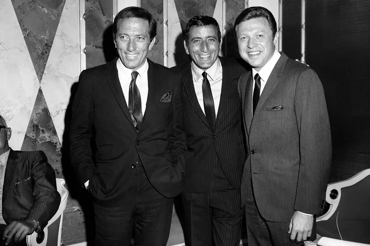 Andy Williams with Tony Bennett and Steve Lawrence