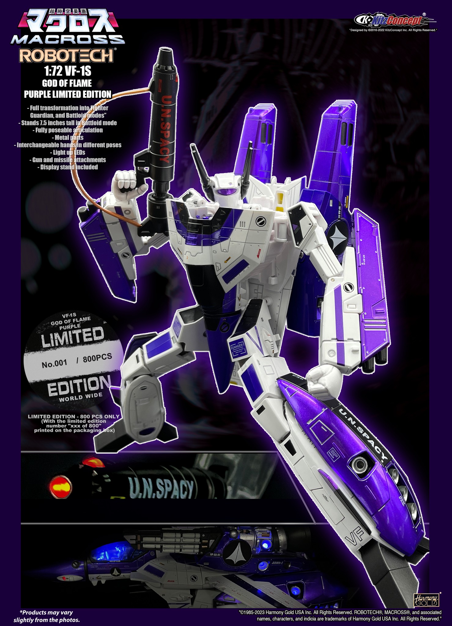 Robotech: The #Macross Saga - God of Flame Purple Limited Edition