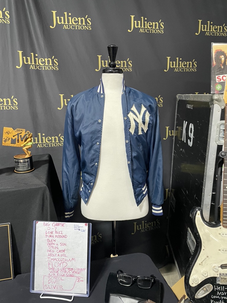 Freddie Mercury's stage-worn New York Yankees bomber jacket