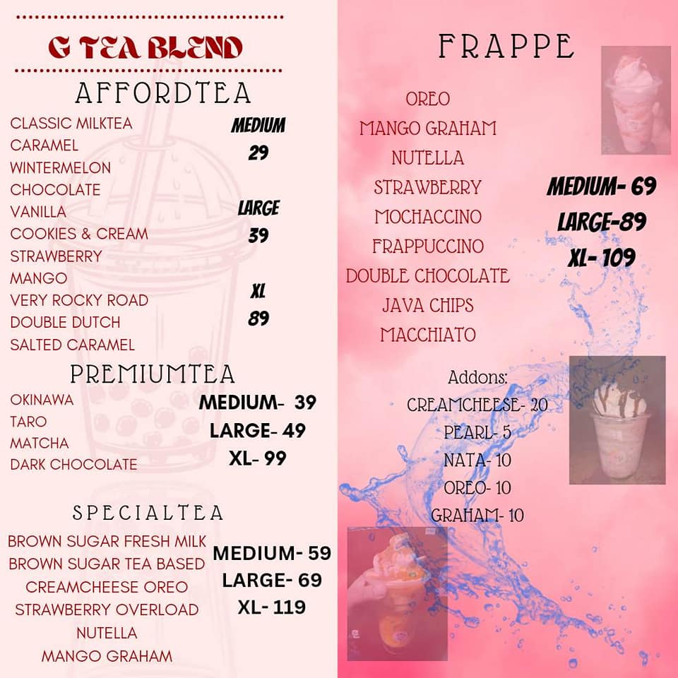 G Tea Blend - New Menu 🍚🍴 NUGGETSILOG