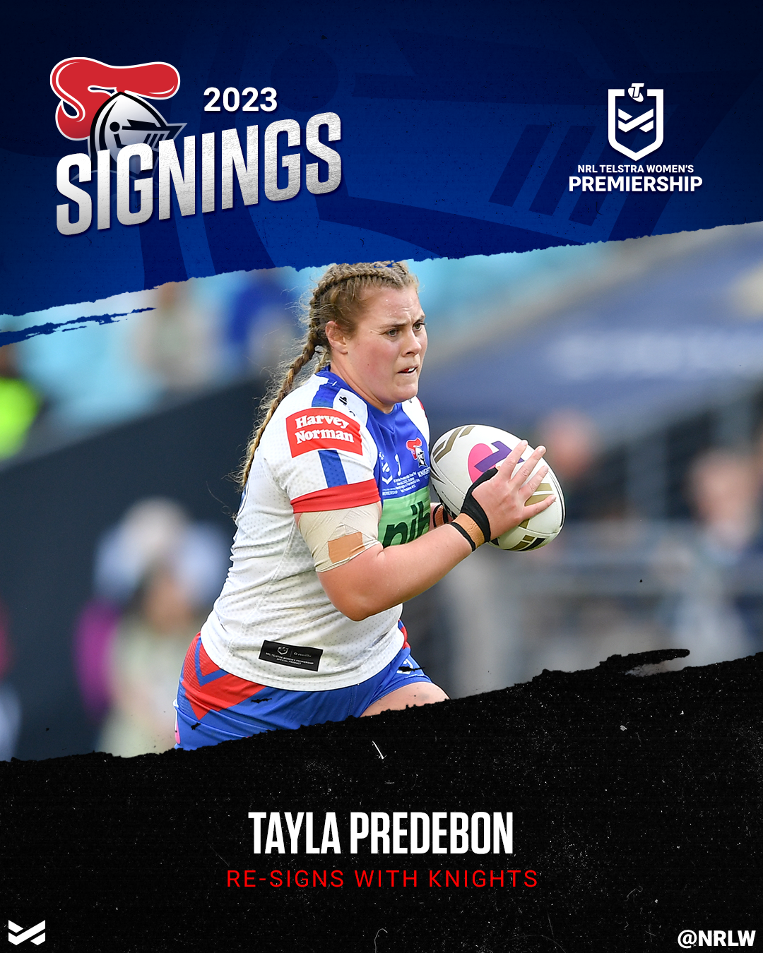 NRLW - Newcastle have re-signed five members of their...