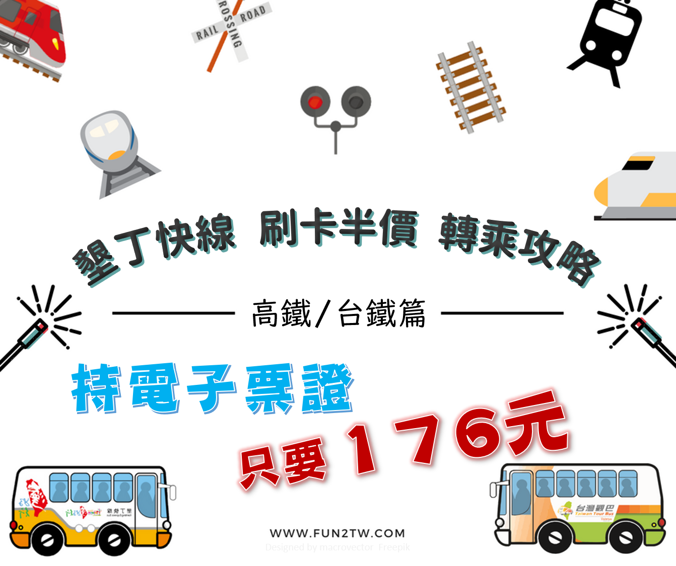 瘋趣台灣 墾丁好行 墾丁快線刷卡半價 轉乘攻略 Part1 高鐵 台鐵篇 搭乘 9189墾丁快線往墾丁 刷一卡通 悠遊卡乘車