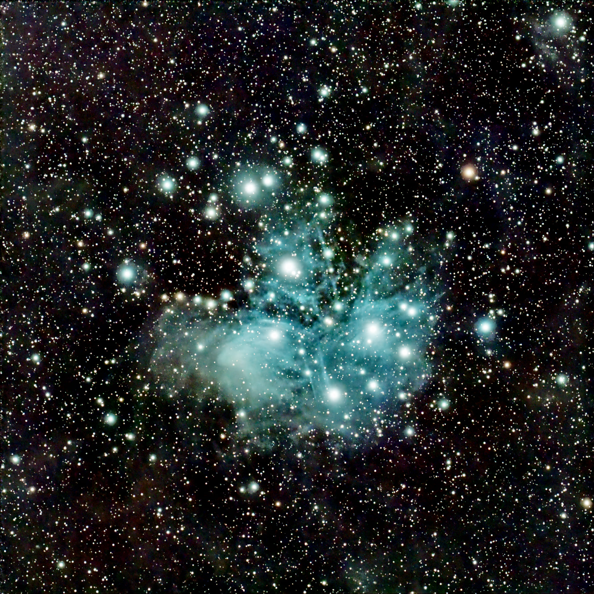 pleiades Pleiades star cluster captured with Z61 APO and ASI294 MC Pro