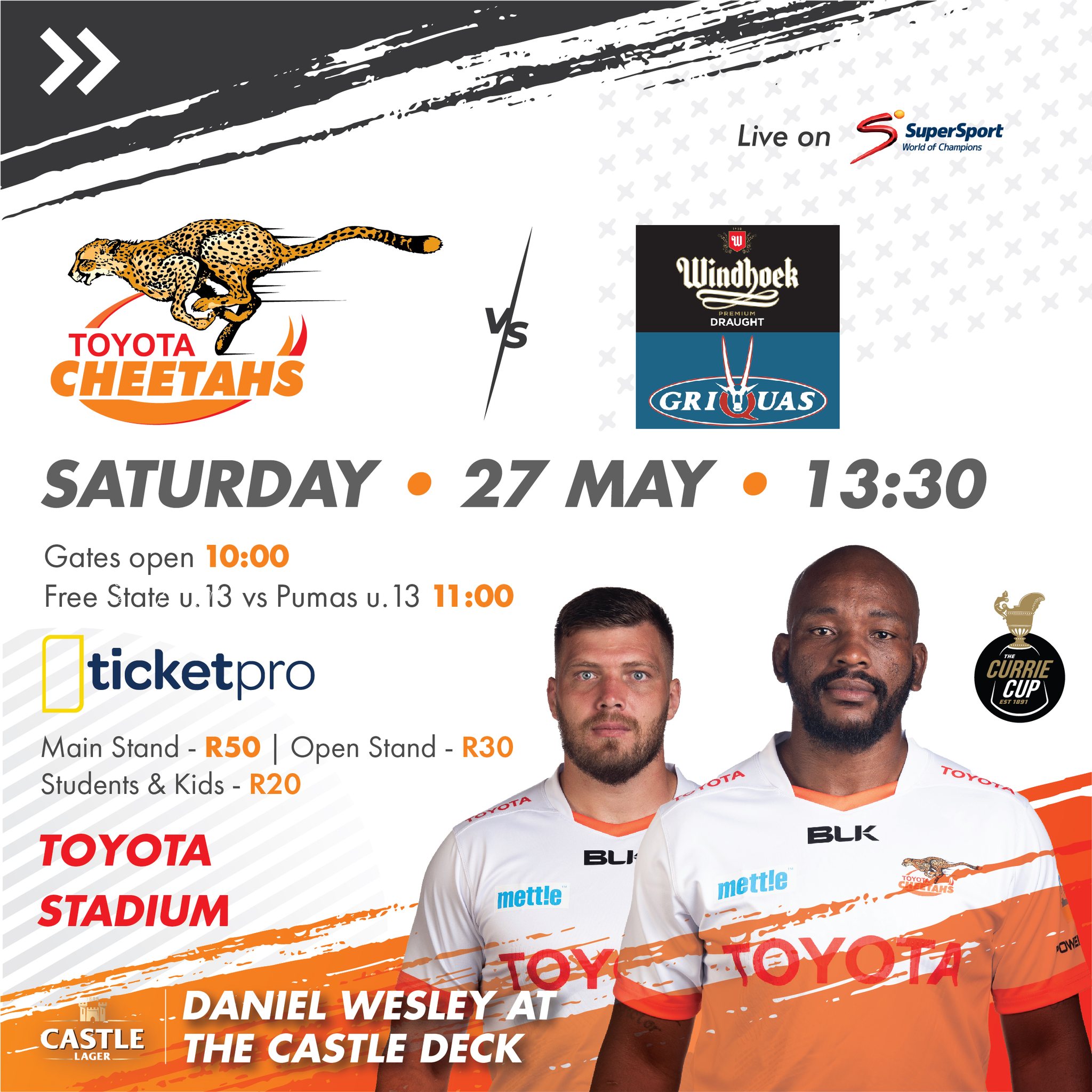 Cheetahs Rugby - 🚨TOYOTA CHEETAHS UPCOMING MATCH🚨 🏉... | Facebook