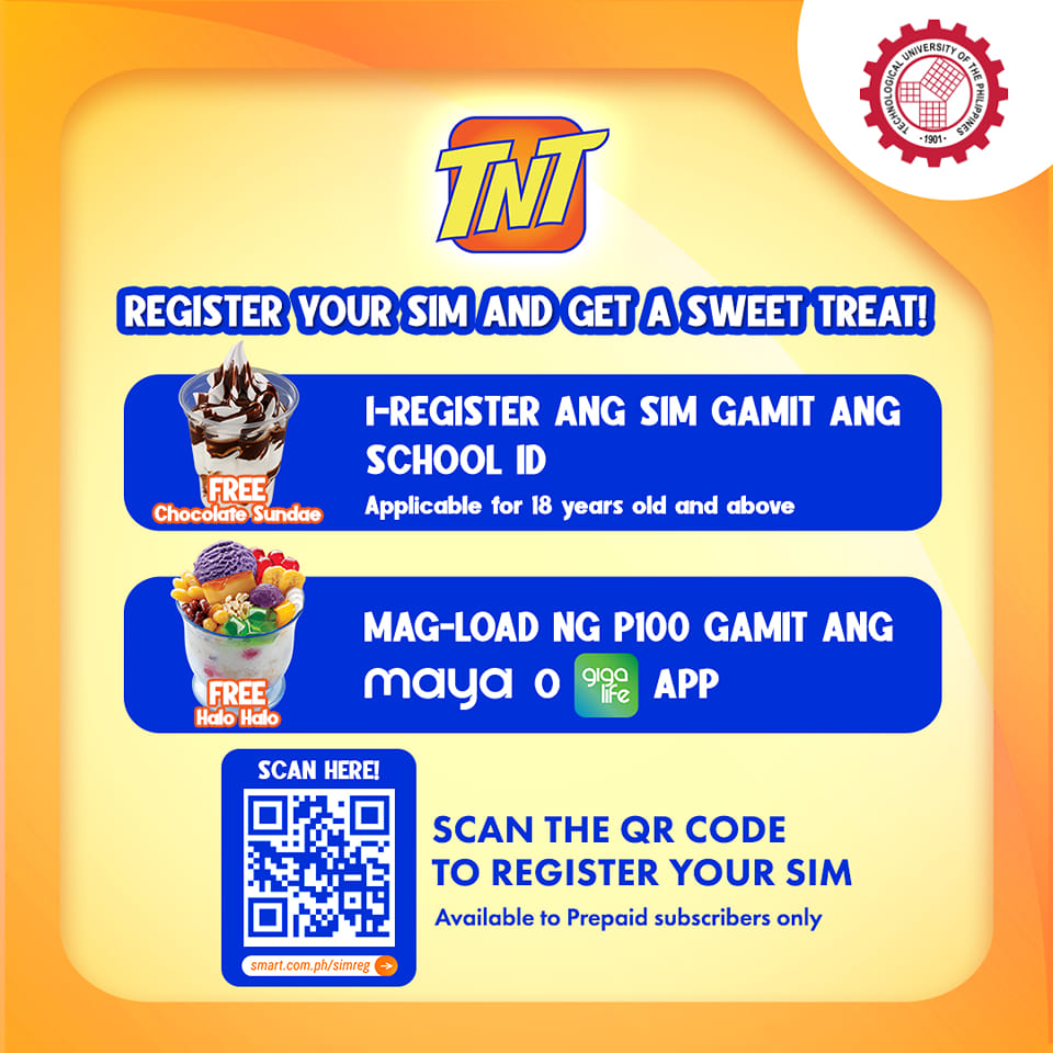 TUP - Don’t wait until it’s too late! Register ALL your Smart, TNT, and ...