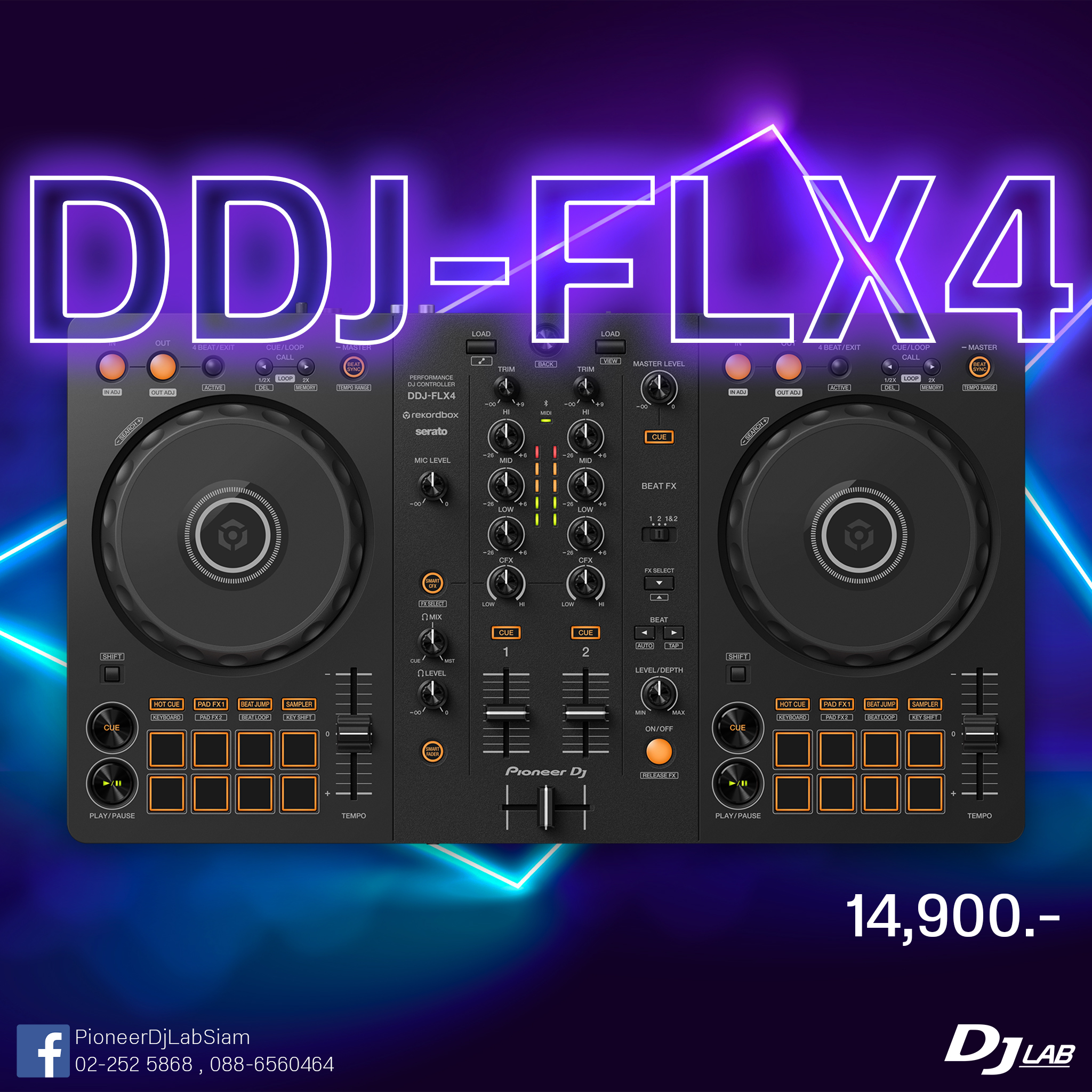 DJ Lab Siam - DDJ-FLX4 รุ่นเริ่มต้นที่ดีที่สุด...