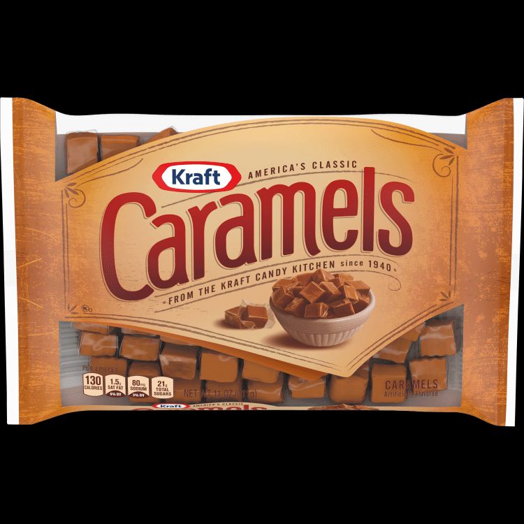 What was the original price of a 1940's Kraft caramel candy box?